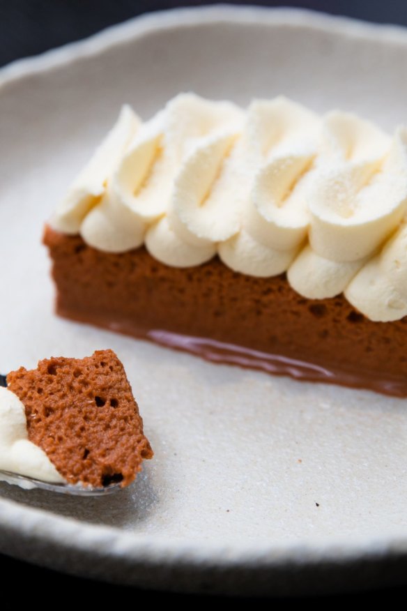 Thai milk tea 3 leches cake.