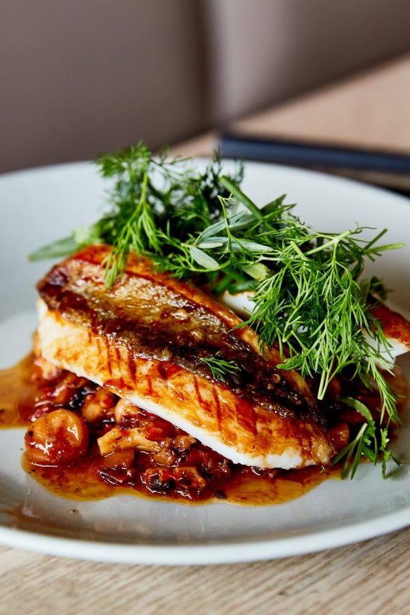 John dory, teriyaki and mushroom XO.
