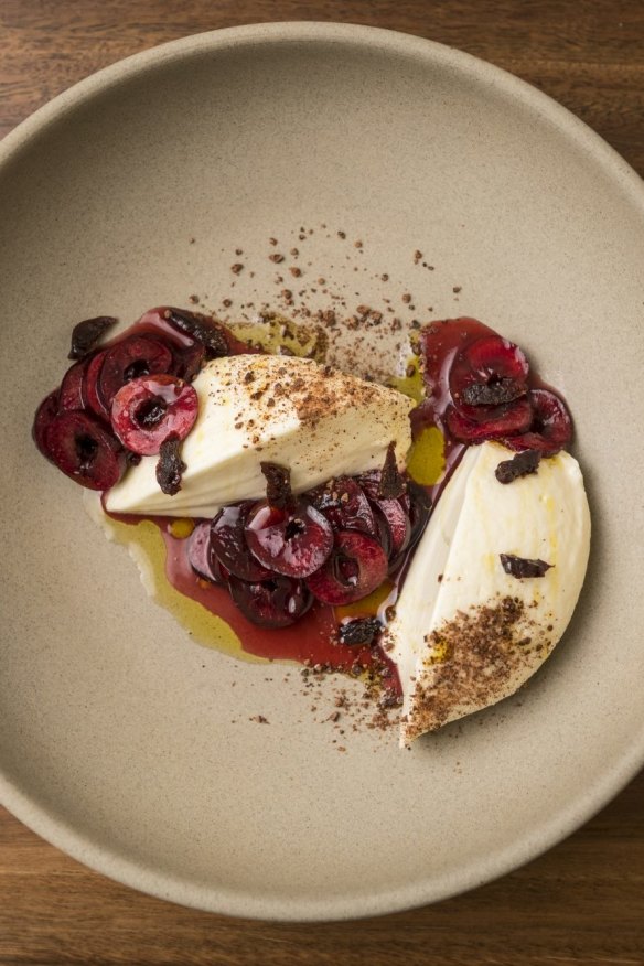 Fig leaf mousse.