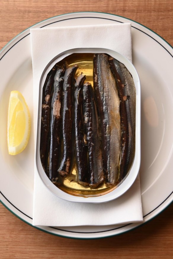 Tinned garfish.
