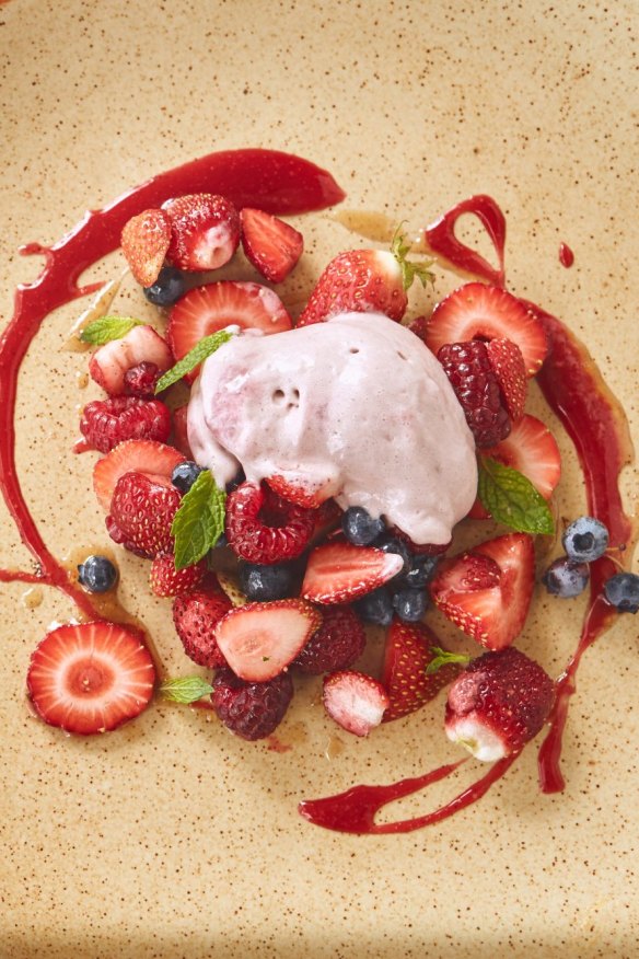A sweet plate made with local produce.