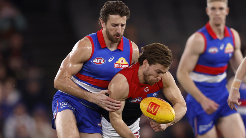 Bulldogs looming as flag threat after crushing Demons