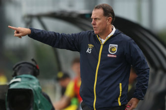 Mariners coach Alen Stajcic has been touted as Jesus and a magician for his work at the club. 