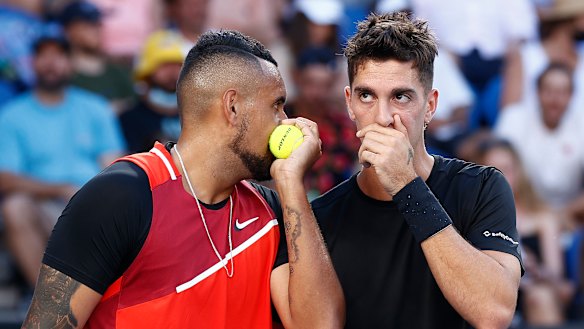 Nick Kyrgios and Thanasi Kokkinakis.