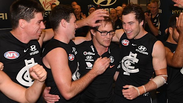 The belief is back at Carlton under interim coach David Teague.