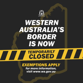 WA's border has been closed since April 5.