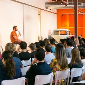 Start-up accelerator program Y Combinator.