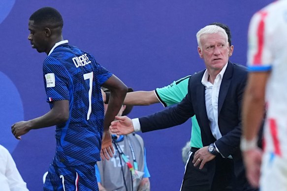 Didier Deschamps is in game-management mode.