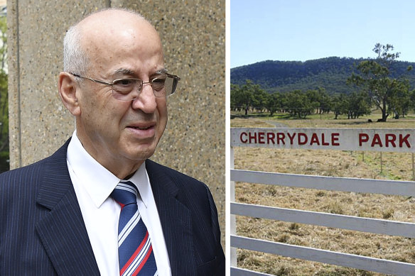 Eddie Obeid's farm Cherrydale Park, in the Bylong Valley, where a controversial coal exploration licence was granted.  