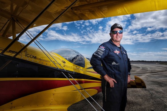 Aerobatics pilot Paul Bennet.