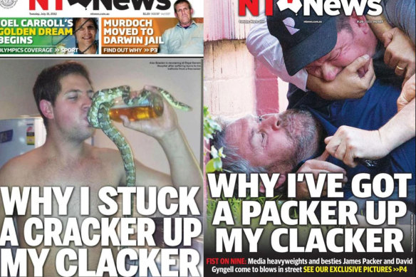 Some cracker headlines. 