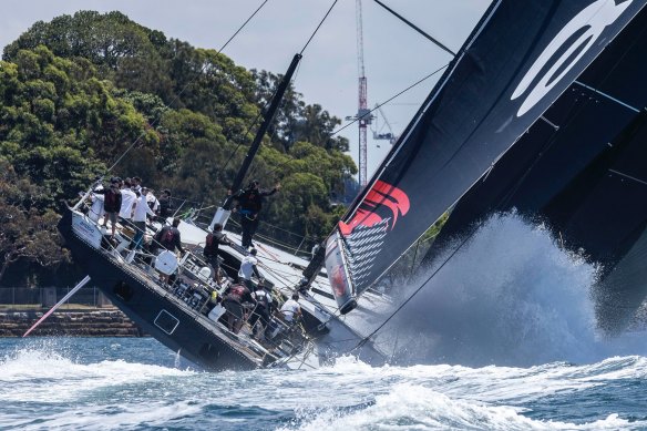 All hands on deck onboard Comanche.