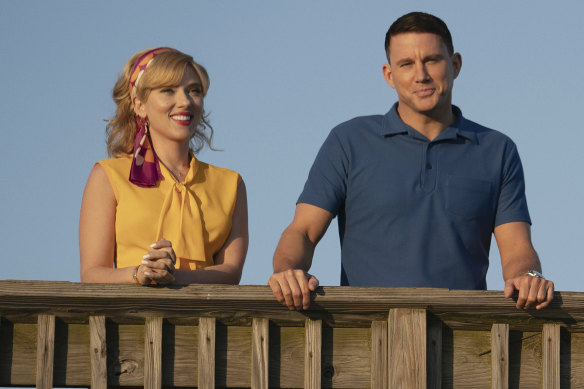 Scarlett Johansson and Channing Tatum have zero chemistry in Fly Me to the Moon.