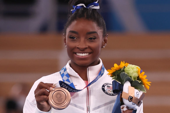 Biles took bronze.