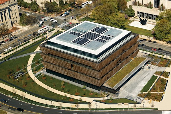 The National Museum of African American History and Culture in Washington. 