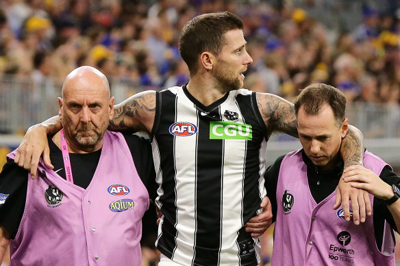 Jeremy Howe will miss Collingwood’s clash with Brisbane to stay home with his wife, who is heavily pregnant.