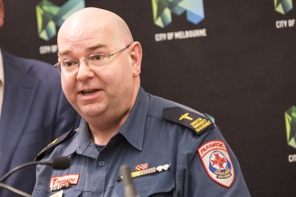 Ambulance Victoria’s Justin Dunlop has asked people to avoid unnecessary triple-zero calls.