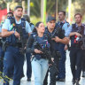 The scene of a shooting in downtown Auckland.