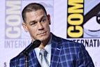 Cena rocked a shaved look during Comic-Con on July 25.