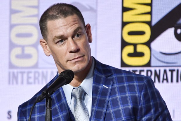 John Cena attends the Apple TV panel for “Matchbox the Movie” during Comic-Con International on Saturday, July 25, 2026, in San Diego.