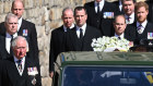 Prince Charles (front left) and Prince William (back left) will take charge now.