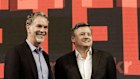 Reed Hastings in 2016 with Ted Sarandos.
