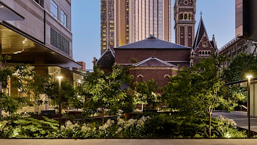 The 120 Collins Street Ground Plane refurbishment project. 