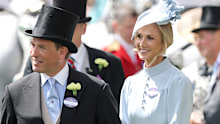 Peter and Harriet Phillips were among the royal guests at the races, just two weeks after their private wedding ceremony.
