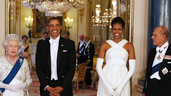Then US president Barack Obama and first lady Michelle Obama got the full royal treatment from the Queen and Prince Philip during a 2011 visit.