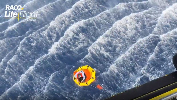 Two men have been rescued after a plane was forced to ditch in the ocean.