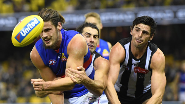 The Pies rolled over the top of the Bulldogs.