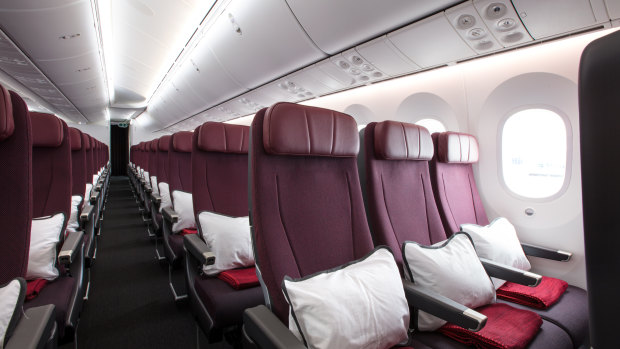 Qantas chief executive Alan Joyce has promised economy class passengers more legroom on the 'Project Sunrise' flights.