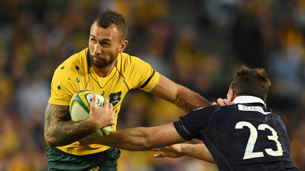 Quade Cooper and Kepu made their Test debuts together back in 2008.
