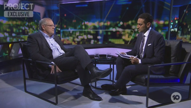 The half-hour, commercial-free TV interview between Scott Morrison and Waleed Aly was tense and awkward at times.