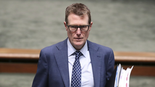 Federal Industrial Relations Minister and Attorney-General Christian Porter in Parliament House last week.