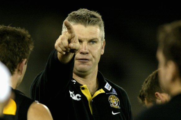 As a coach Danny Frawley had a colourful way of teaching contested-ball technique.