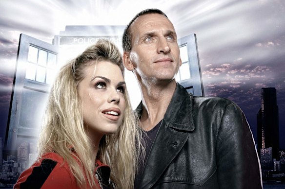 Christopher Eccleston, pictured with Billie Piper, quit Doctor Who after one season. 
