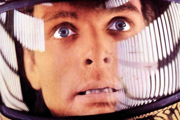 Astronaut Dave Bowman (Keir Dullea) comes up against AI intransigence in 2001: A Space Odyssey.