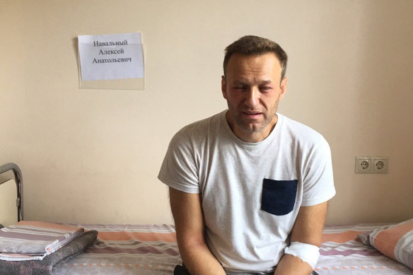 Alexei Navalny, Russia's most prominent opposition figure, was also admitted to a hospital in Moscow in July last year for a previous suspected poison attack.