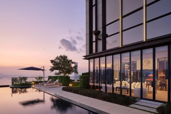 Get unbeatable views from the wraparound terrace and pool.