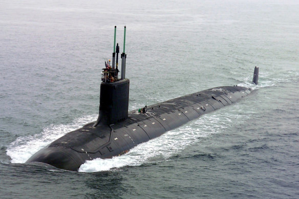 A Virginia Class submarine.