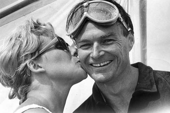 John Dickenson and wife Amy, 1969.