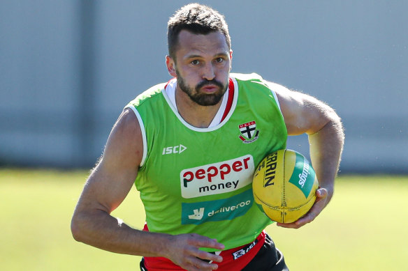 Jarryn Geary training in Noosa on Wednesday.