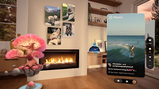 Starting next year, Meta Quest users will be able to place “augments”, or digital items, in their real world homes.