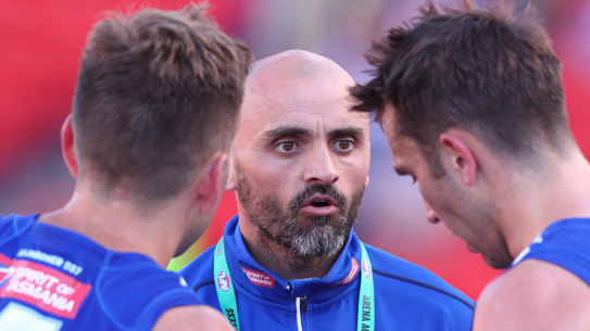 Rhyce Shaw the coach in 2020.