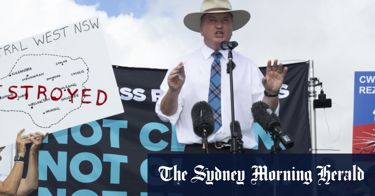 Barnaby Joyce's bizarre renewable energy proposal - Vimarsana News