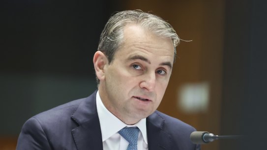 CBA chief executive Matt Comyn says Parliament must pay close attention to the rules Apple places around access to its smartphone infrastructure.
