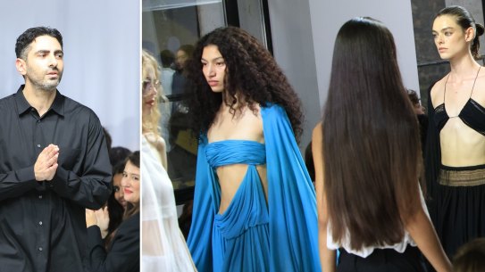 Christopher Esber takes to the runway at Paris Fashion Week for the Australian designer’s spring 2025 collection.