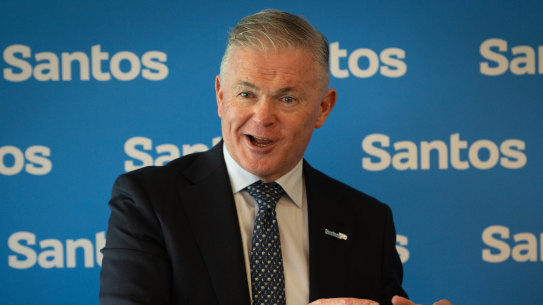 Santos chief executive Kevin Gallagher … 