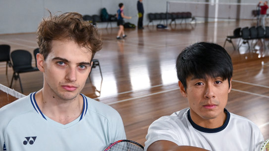 Nathan Tang and Jacob Schueler, badminton players who likely would have competed at the Commonwealth Games and are disappointed with the cancellation.